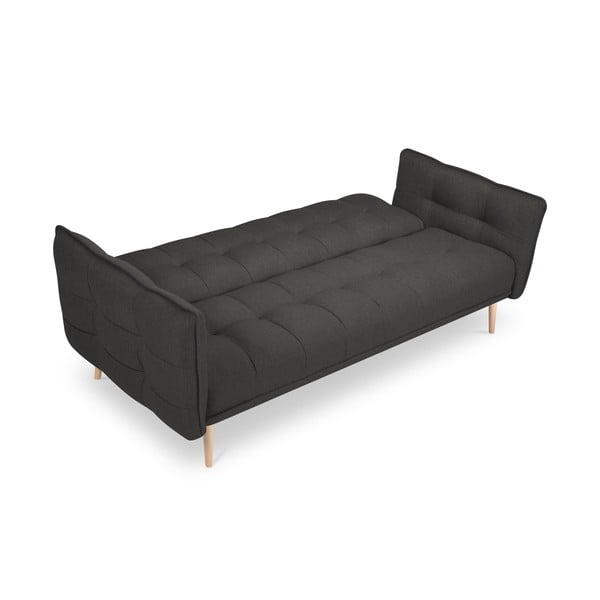 Canapea extensibilă Mazzini Sofas Canna, gri închis-image-4