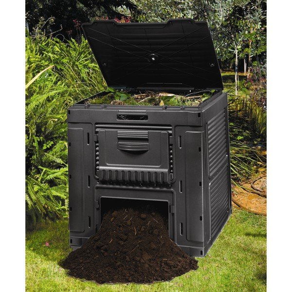 Coș pentru compost negru 470 l – Keter-image-1