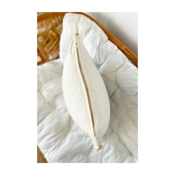 Fețe de pernă 4 buc. din bumbac organic 43x43 cm Natural – Mila Home-image-2