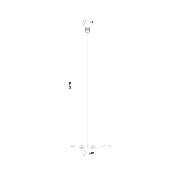 Lampadar Sotto Luce BI Elementary XL 1F, alb-image-1