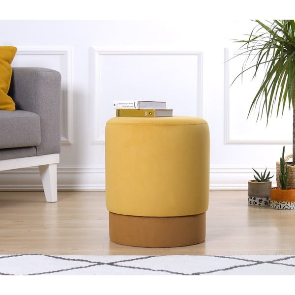 Taburet galben Ropp – Artie-image-4