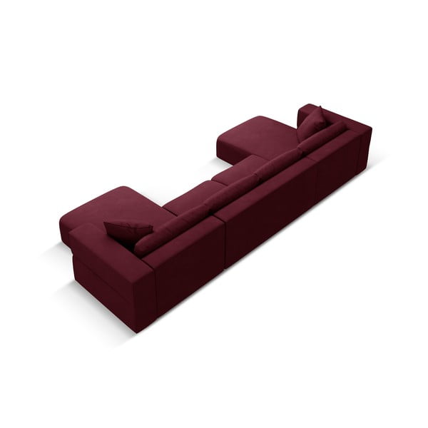 Colțar burgundy (în formă de "U") Esther – Milo Casa-image-3