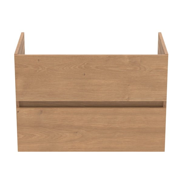 Dulap sub chiuvetă în culoare naturală suspendat cu aspect de lemn de stejar 80x55 cm Eurovit+ – Ideal Standard