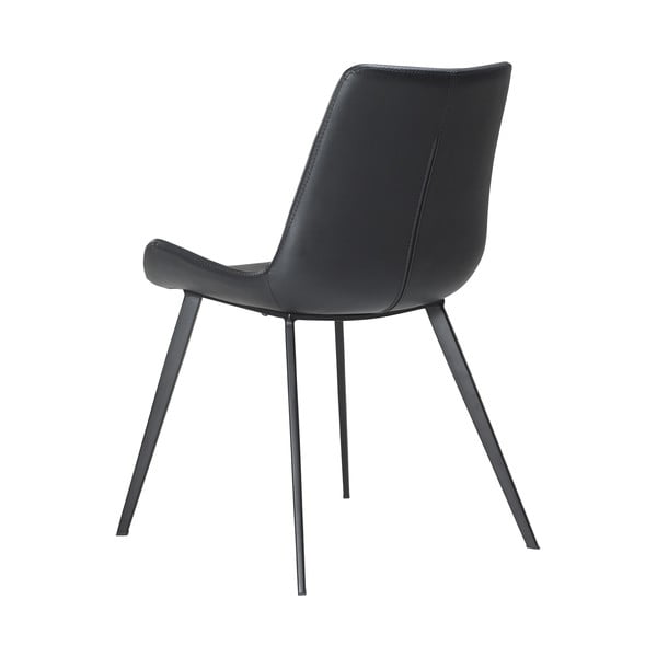 Scaun din piele artificială DAN–FORM Denmark Hype , negru-image-4