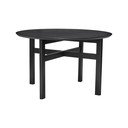 Masă de dining neagră rotundă ø 120 cm Fjord – Hübsch