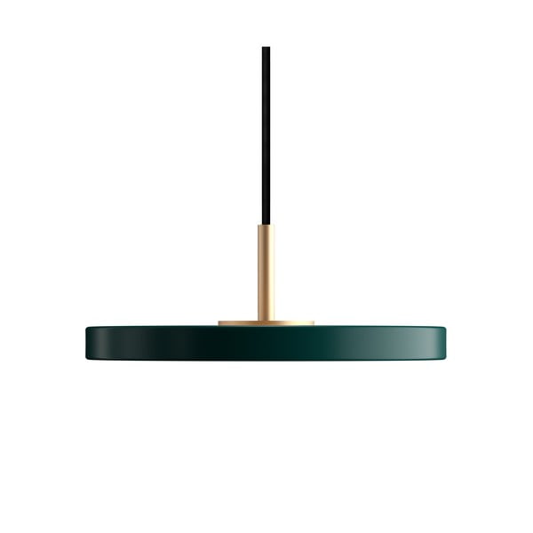 Lustră verde-închis LED cu abajur din metal ø 15 cm Asteria Micro – UMAGE-image-4