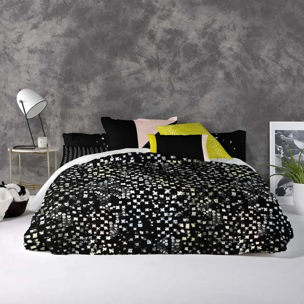 Husă din bumbac pentru pilotă Blanc Starlight, 140 x 200 cm-image-1