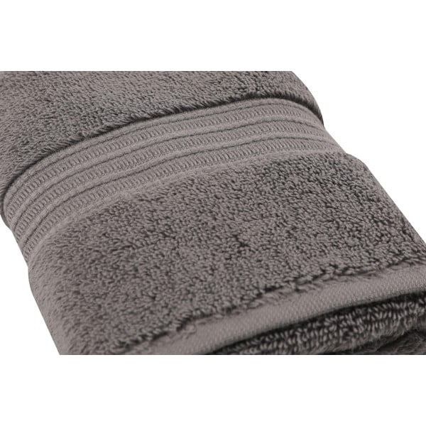 Prosop gri închis din bumbac 30x50 cm Chicago – Foutastic-image-4