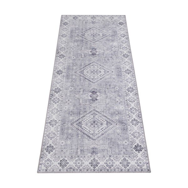 Traversă Nouristan Gratia, 80 x 200 cm, gri deschis-image-4