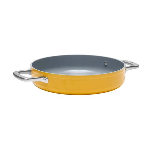 Tigaie cu capac/cu suprafață ceramică ø 28 cm tegame Meda 3.0 – FABINI-image-2