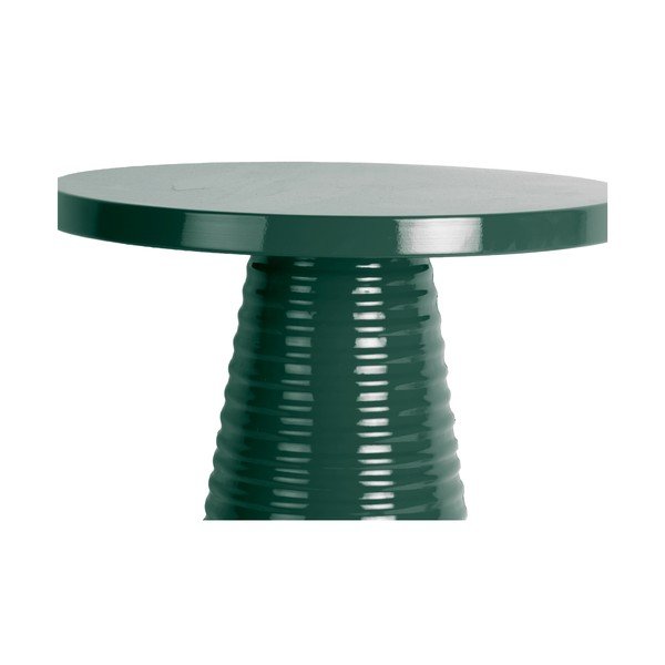 Măsuță auxiliară rotundă din metal ø 40 cm Catania Ribbed – Leitmotiv-image-2