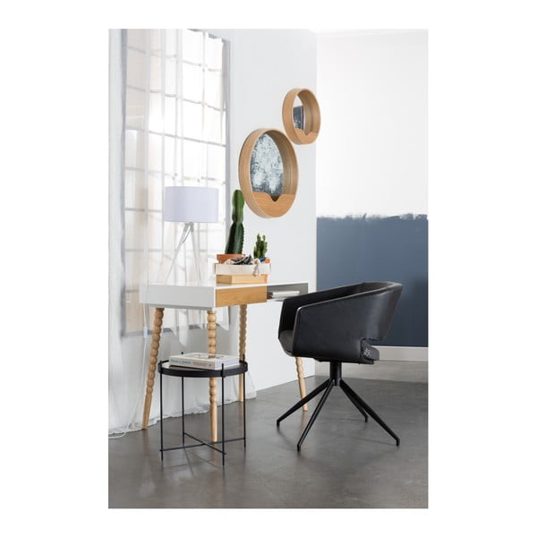 Oglindă cu spațiu de depozitare Zuiver Round Wall, ⌀ 60 cm-image-2