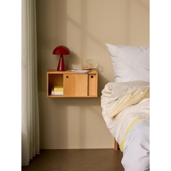 Dulăpior de perete din lemn de stejar Hübsch Herringbone, natural-image-4