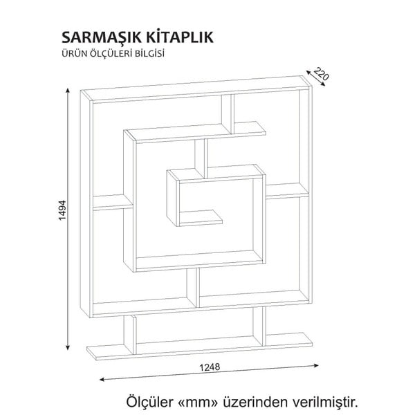 Bibliotecă Sarmasik, alb-image-2