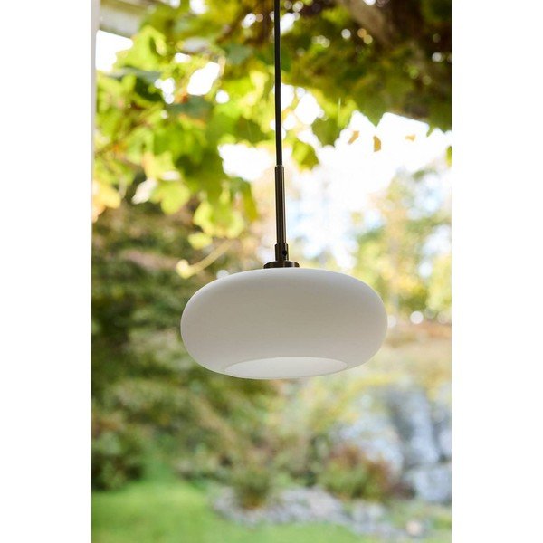 Lustră albă/argintiu-mat din sticlă opal ø 20 cm Thalia – Jotex-image-2