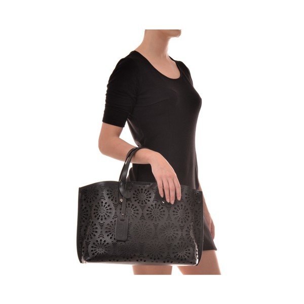 Geantă din piele Mangotti Bags Lulia, negru-image-4