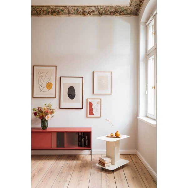 Măsuță de servire cu roți din metal 40x60 cm HO – noo.ma-image-3