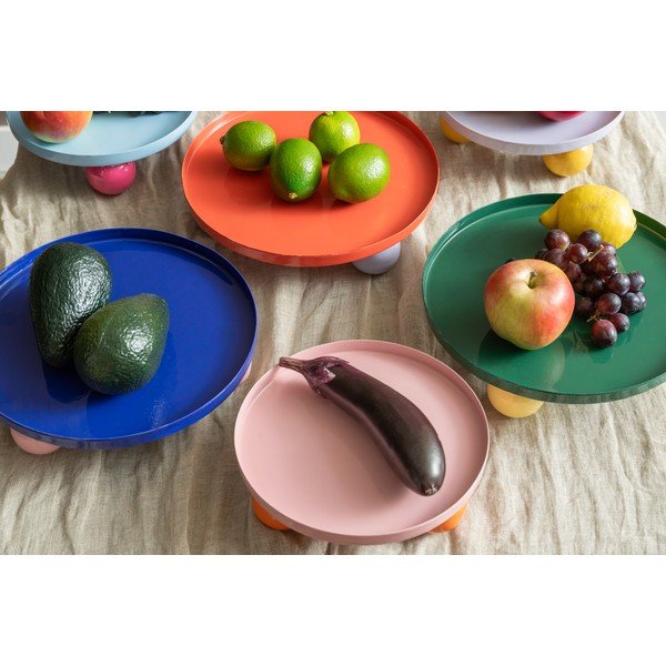 Tavă decorativă din metal ø 20 cm Double Funky – PT LIVING-image-1