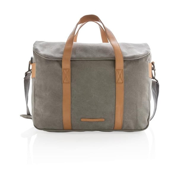Geantă din pânză pentru laptop 15,6'' XD Collection, 16 l, gri-image-1