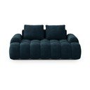 Canapea petrol cu tapițerie din catifea 175 cm Linz – Cosmopolitan Design