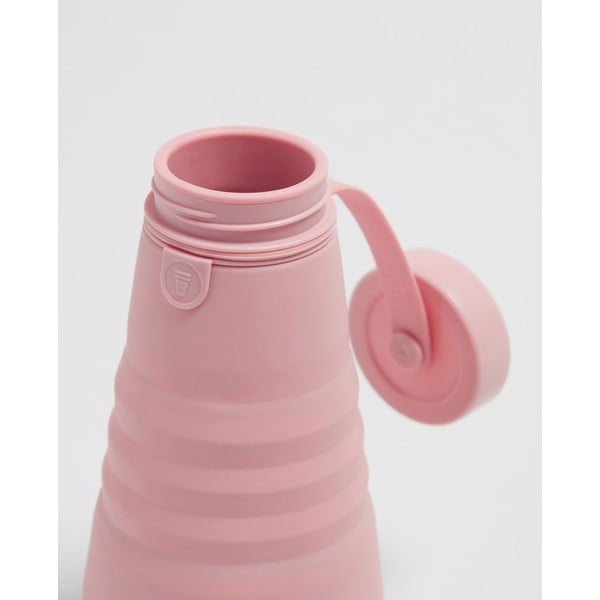 Sticlă pliabilă Stojo Bottle Carnation, 590 ml, roz-image-2
