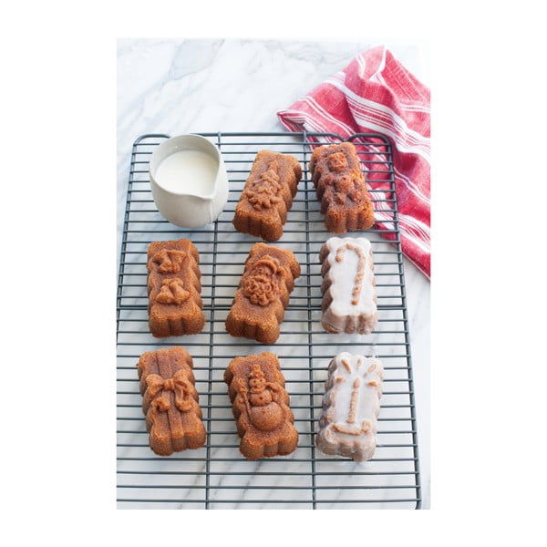 Formă pentru 8 prăjiturele Nordic Ware Christmas, 1,4 l, argintiu-image-2