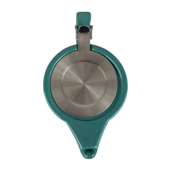 Ceainic albastru petrol din gresie 800 ml Design – Sema-image-3