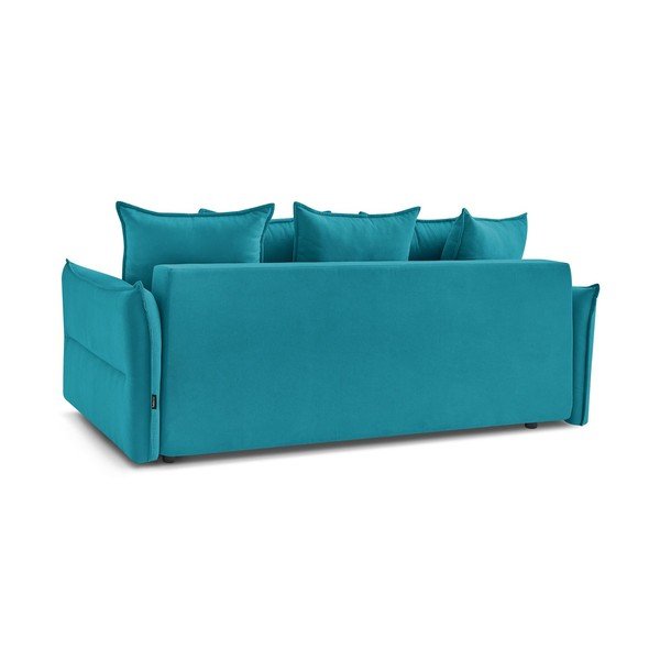 Canapea turcoaz extensibilă 226 cm Leon – Bobochic Paris-image-4