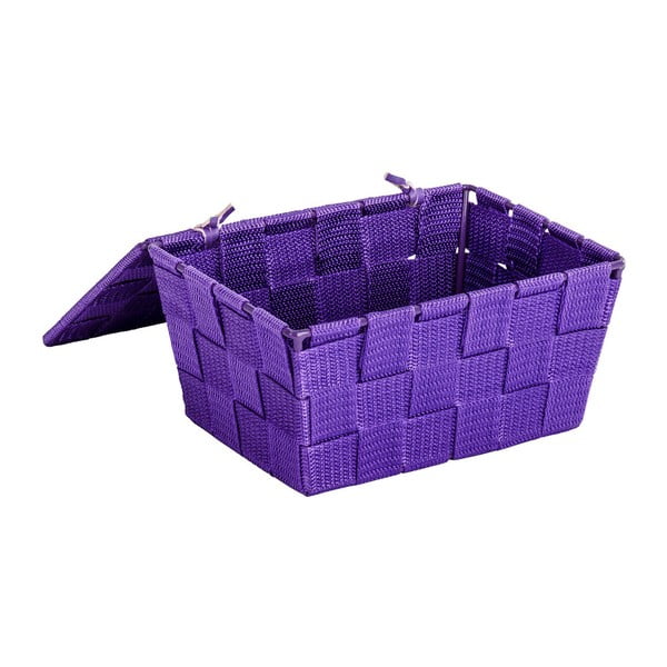 Coș cu capac Wenko Adria, 14 x 19 cm, violet-image-2