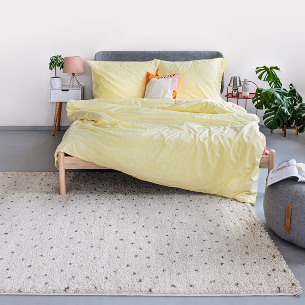 Covor negru/crem 200x290 cm Dottie Black – Universal-image-2