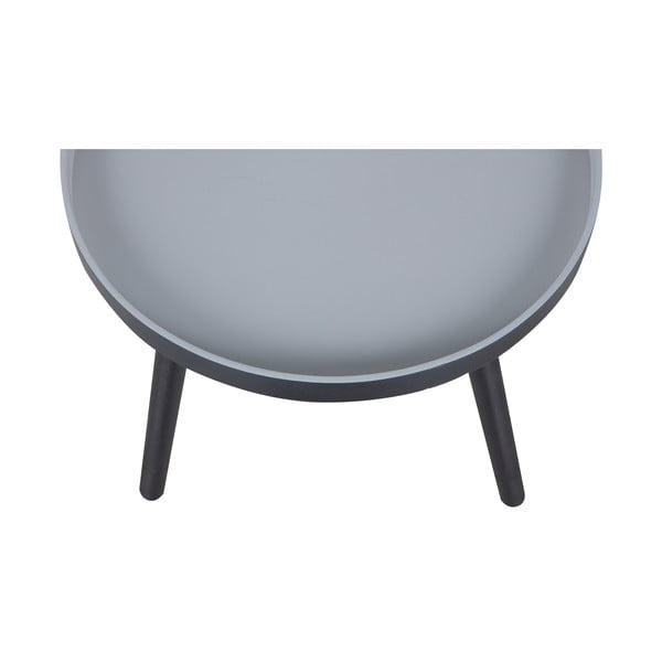 Masă auxiliară WOOOD Sasha, ø 41 cm, negru-image-2