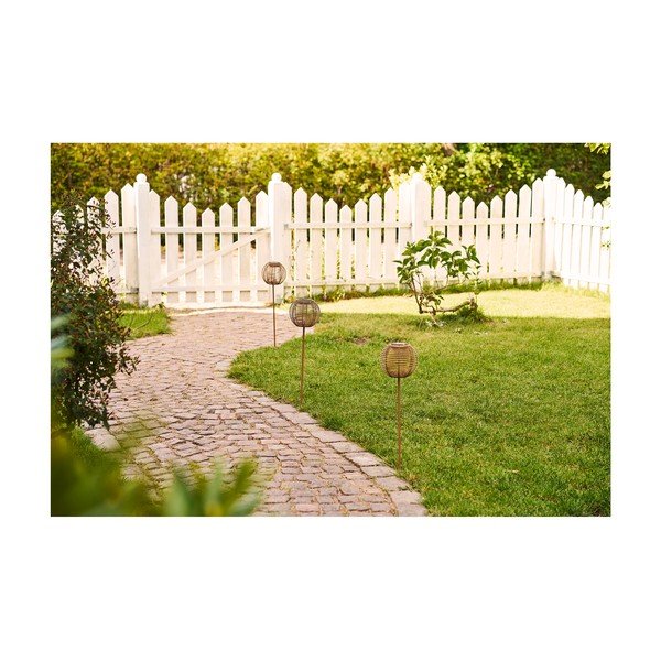 Corp de iluminat pentru exterior LED tip țepușă, de sol solar ø 17 cm Carlisle – House Nordic-image-4