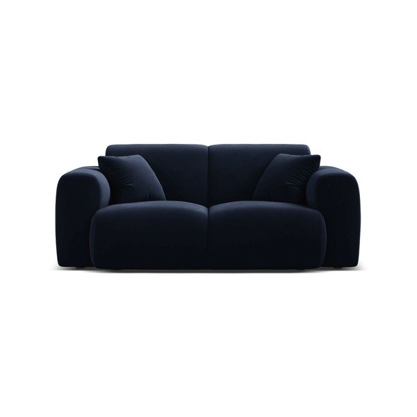 Canapea albastru-închis cu tapițerie din catifea 170 cm Molino – Micadoni -image-2