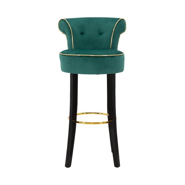 Scaun de bar crem din catifea 96 cm Luxy – Mauro Ferretti-image-1