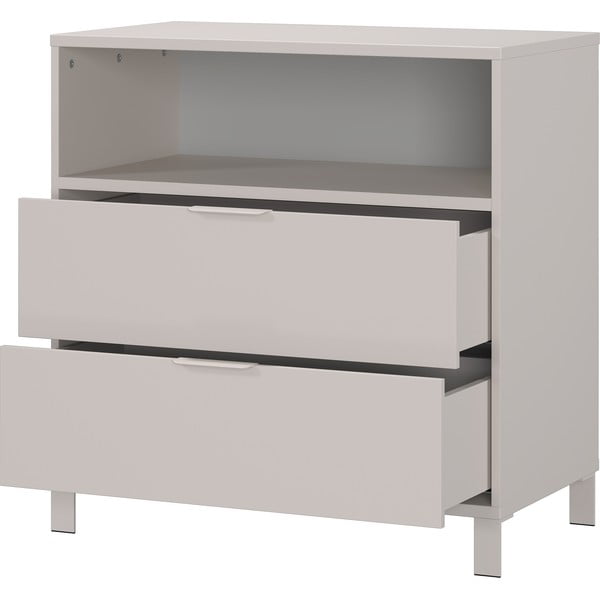 Comodă de copii crem 89x92x54 cm Alkmaar – Germania-image-3