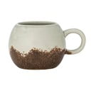 Cană maro/crem din gresie 410 ml Paula – Bloomingville