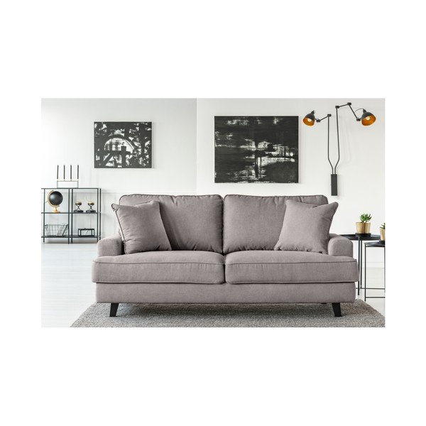 Canapea cu 2 locuri Cosmopolitan design Berlin, gri-image-3