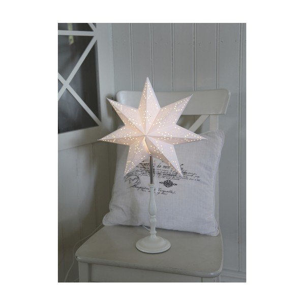 Decorațiune luminoasă Best Season Romantic Star, 55 cm, alb-image-1