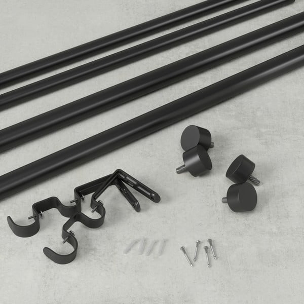 Galerie de perdea extensibilă 91-168 cm din oțel Cappa – Umbra-image-4