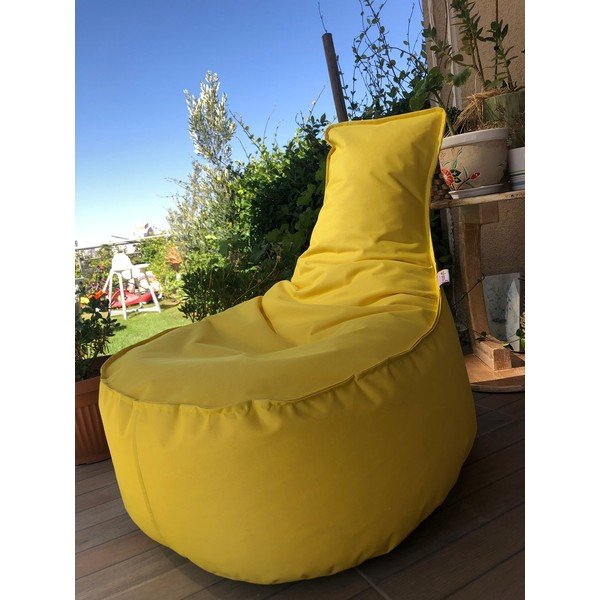 Beanbag pentru grădină galben Aktif – Floriane Garden-image-4