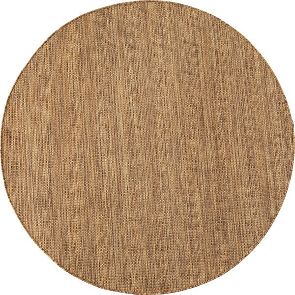 Covor pentru exterior și interior maro rotund ø 80 cm Mira 1450 – Ayyildiz Carpets