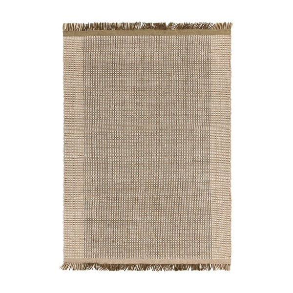 Covor maro deschis handmade din lână 120x170 cm Avalon – Asiatic Carpets