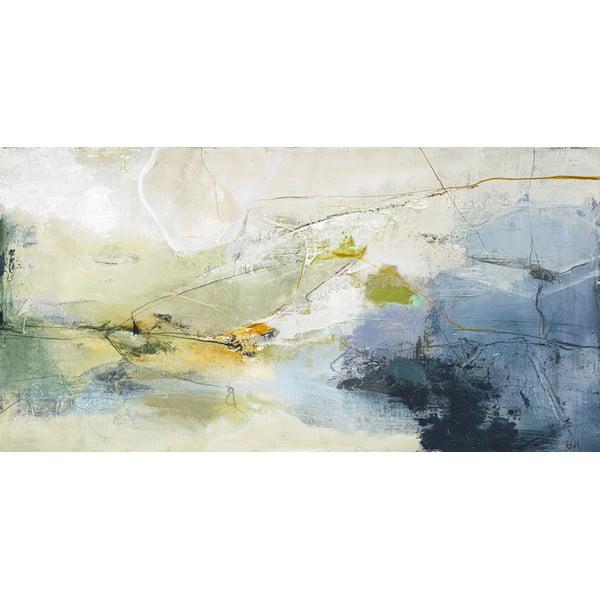 Tablou cu detalii pictate manual 140x70 cm Alight   – Malerifabrikken