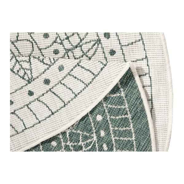 Covor adecvat pentru exterior NORTHRUGS Porto, ø 140 cm, verde-image-3