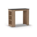 Masă de bar cu blat cu aspect de marmură 47x120 cm Peru – Marckeric