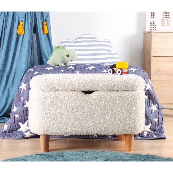 Bancă de copii albă Moouv – Hanah Home-image-1