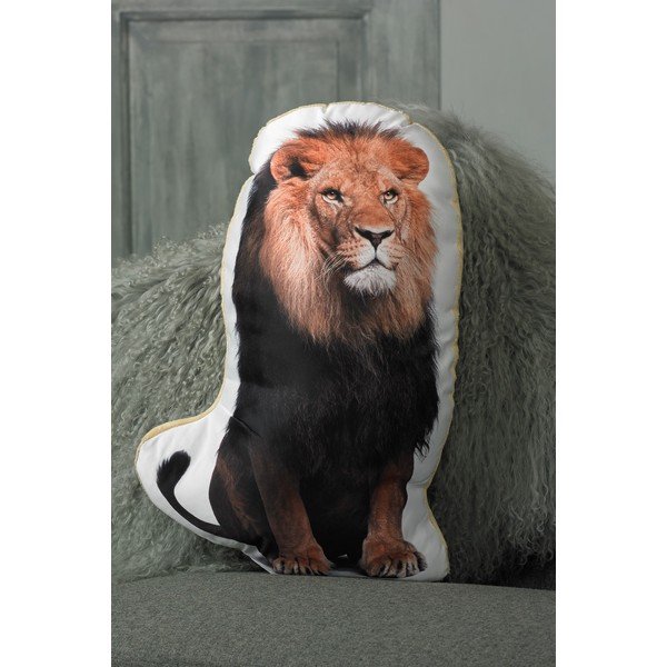 Pernă cu imprimeu Adorable Cushions Leu-image-1