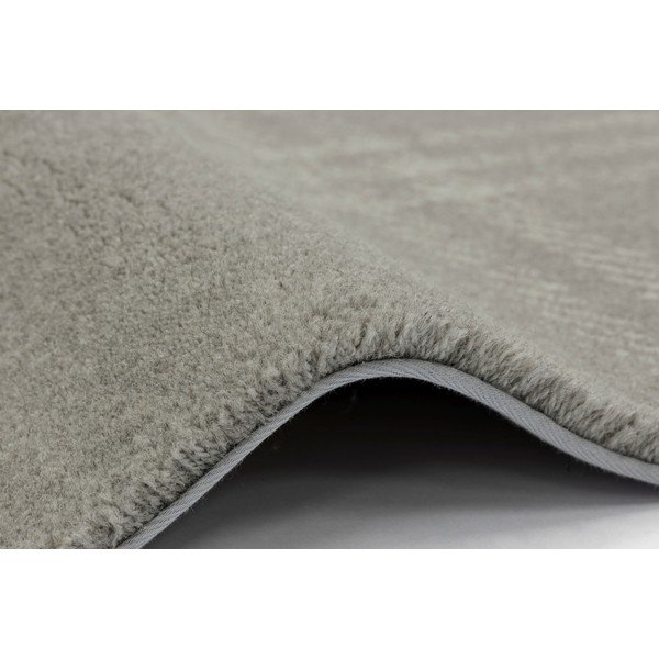 Covor gri deschis din lână 160x240 cm Calisia M Grid Prime – Agnella-image-2