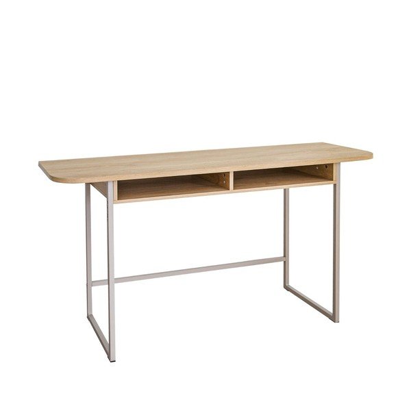 Masă consolă în culoare naturală cu aspect de lemn de stejar 40x140 cm Darlington – Actona-image-4