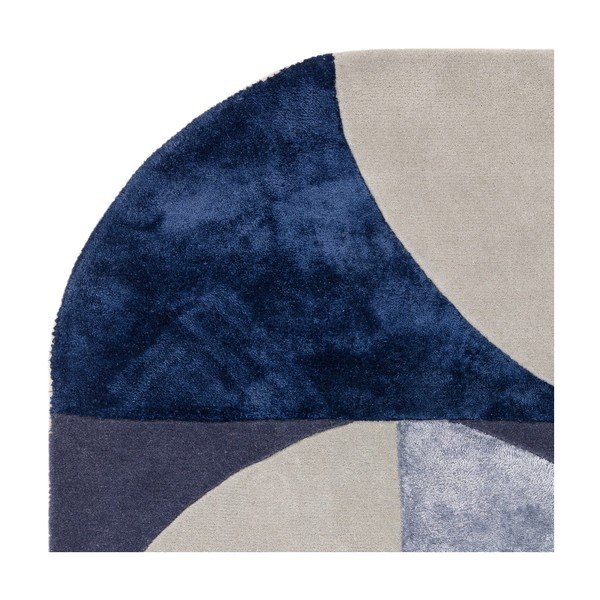 Covor albastru închis din lână 160x230 cm Indigo – Asiatic Carpets-image-4